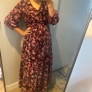 Size small maxi maternity dress